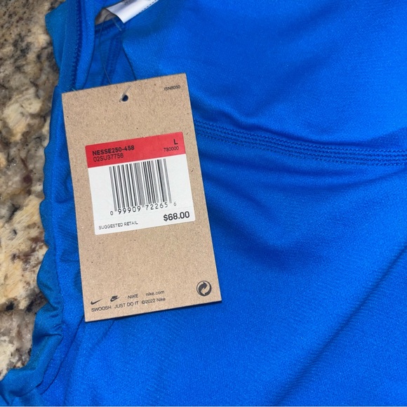 Nike Women's Vibrant Blue One-Piece Swimsuit NWT - Picture 8 of 9